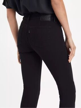 Levi's Black Jeans 712™ SLIM WELT POCKET JEANS